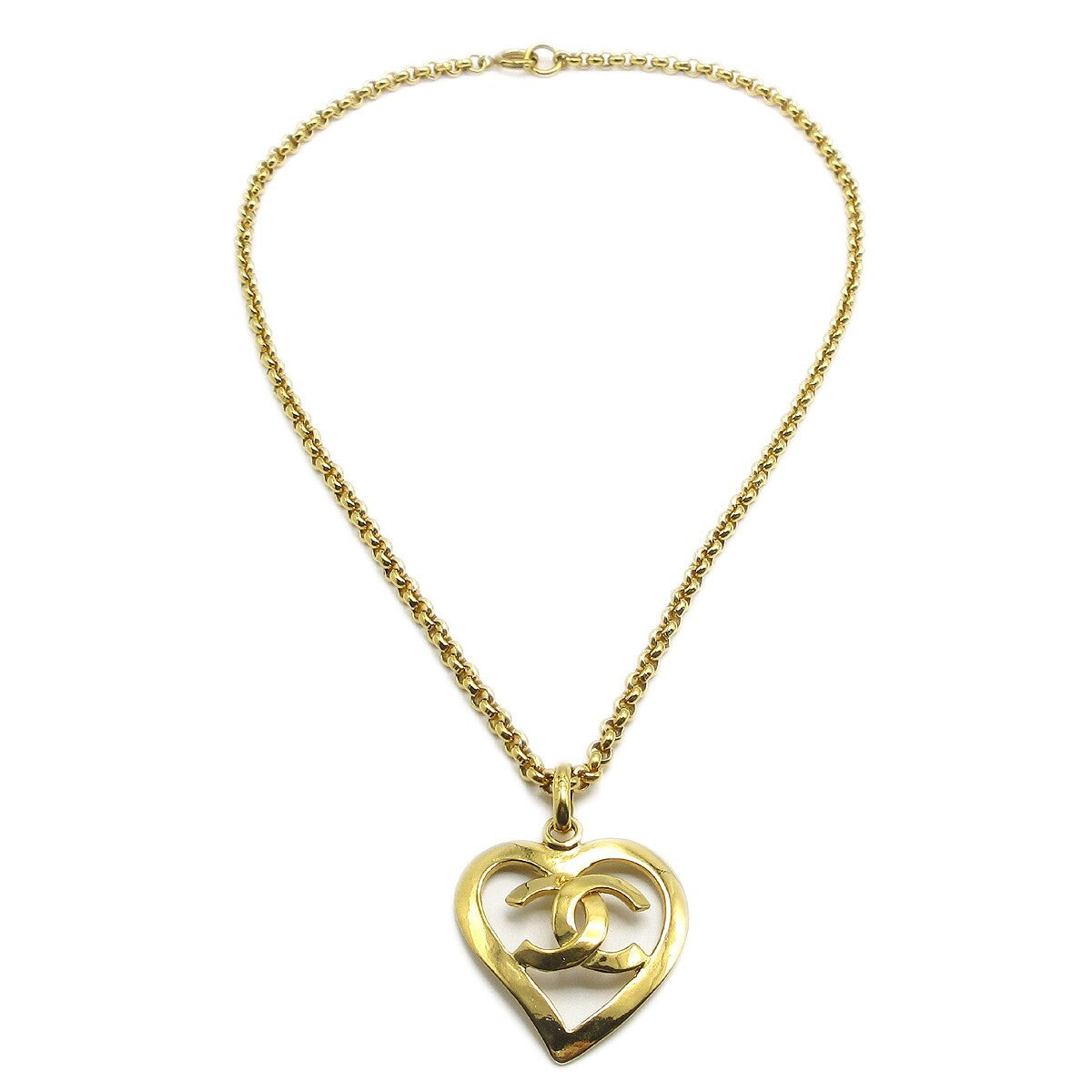 Chanel CC Heart Pendant Metal Product Image