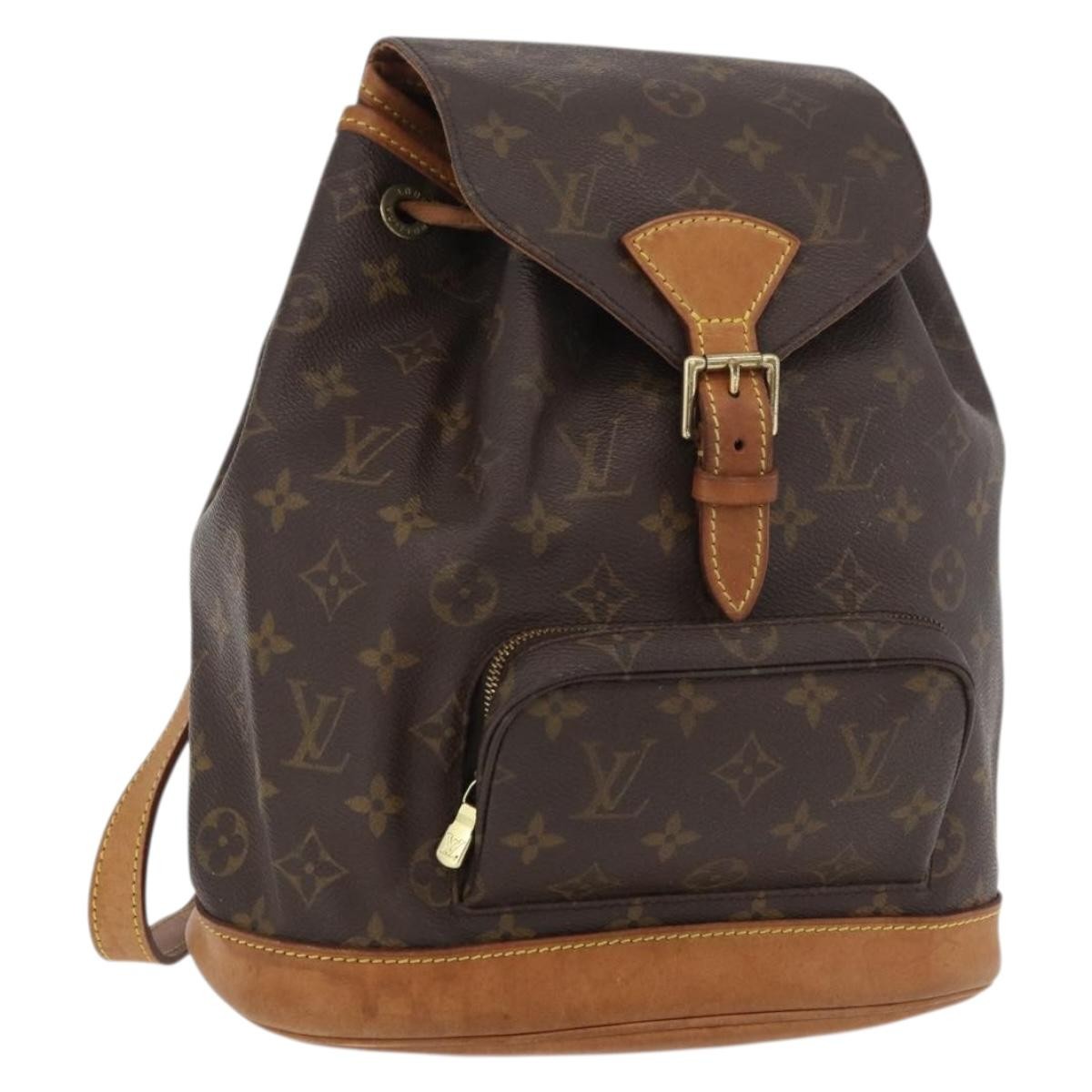 Louis Vuitton Vintage Montsouris Monogram Canvas MM