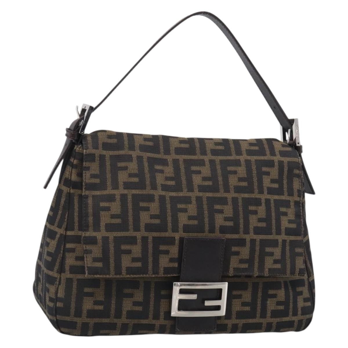 Fendi Mamma Baguette Zucca Jacquard Velvet Medium