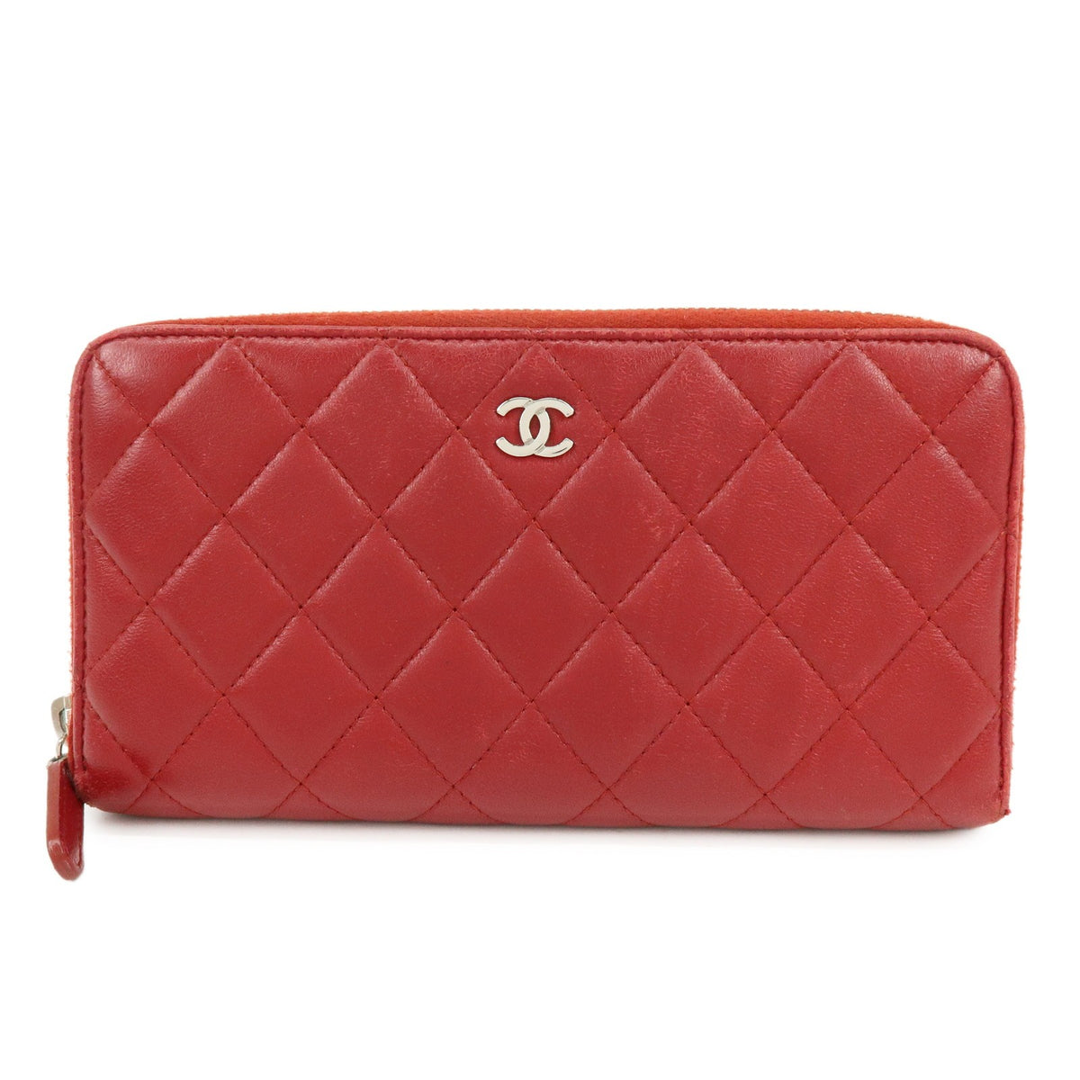 Chanel Zip Around Quilted Lambskin Small