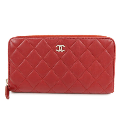 Chanel Zip Around Quilted Lambskin Small