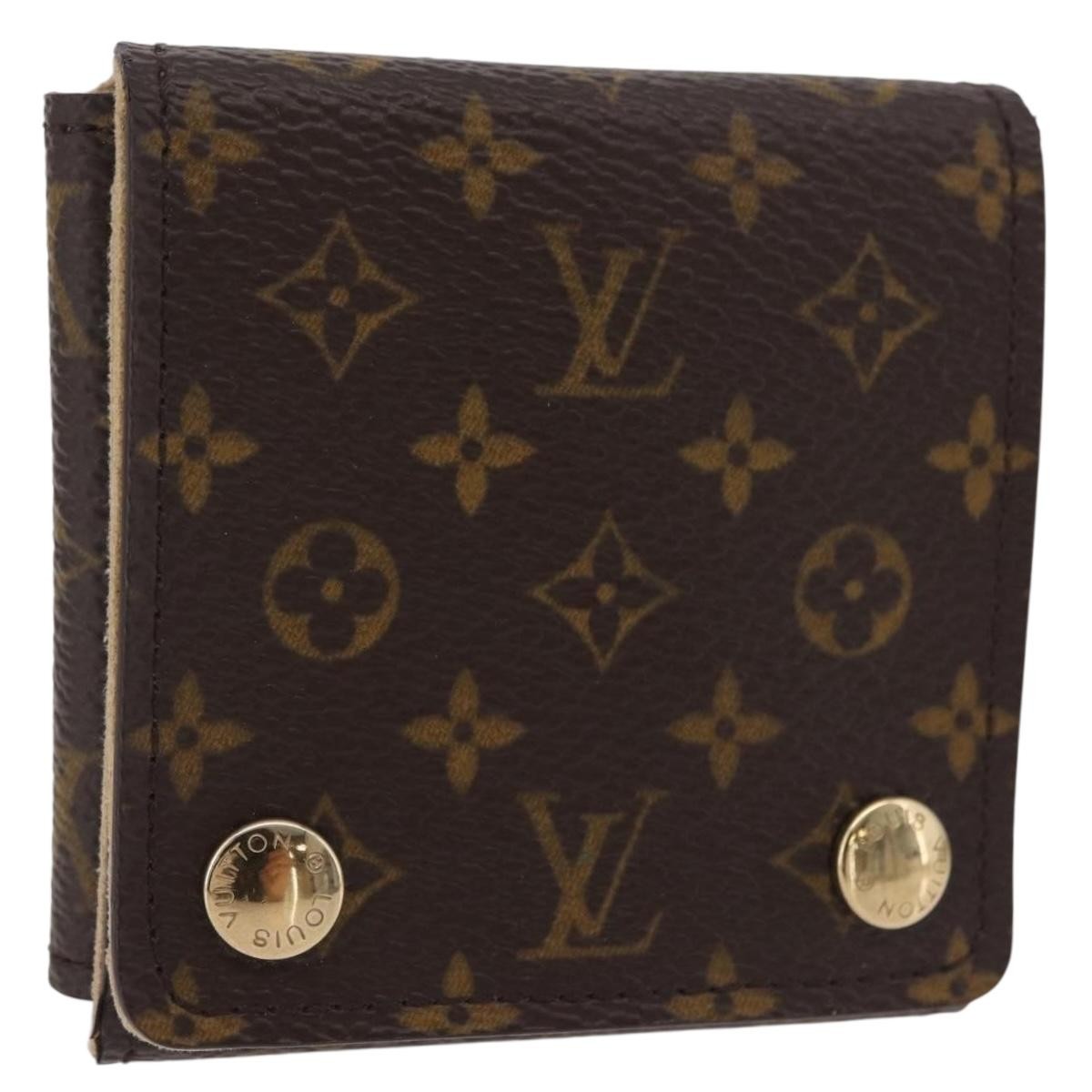 Louis Vuitton Folding Jewelry Case Monogram Canvas PM