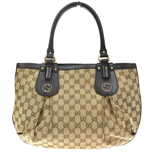 Gucci Scarlett GG Canvas with Leather Large