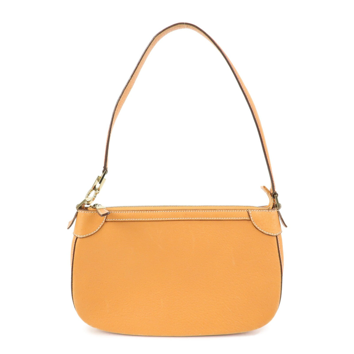 Salvatore Ferragamo Gancini Top Handle Leather Mini