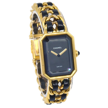 Chanel Premiere Rock Quartz Plated Metal and Leather 20