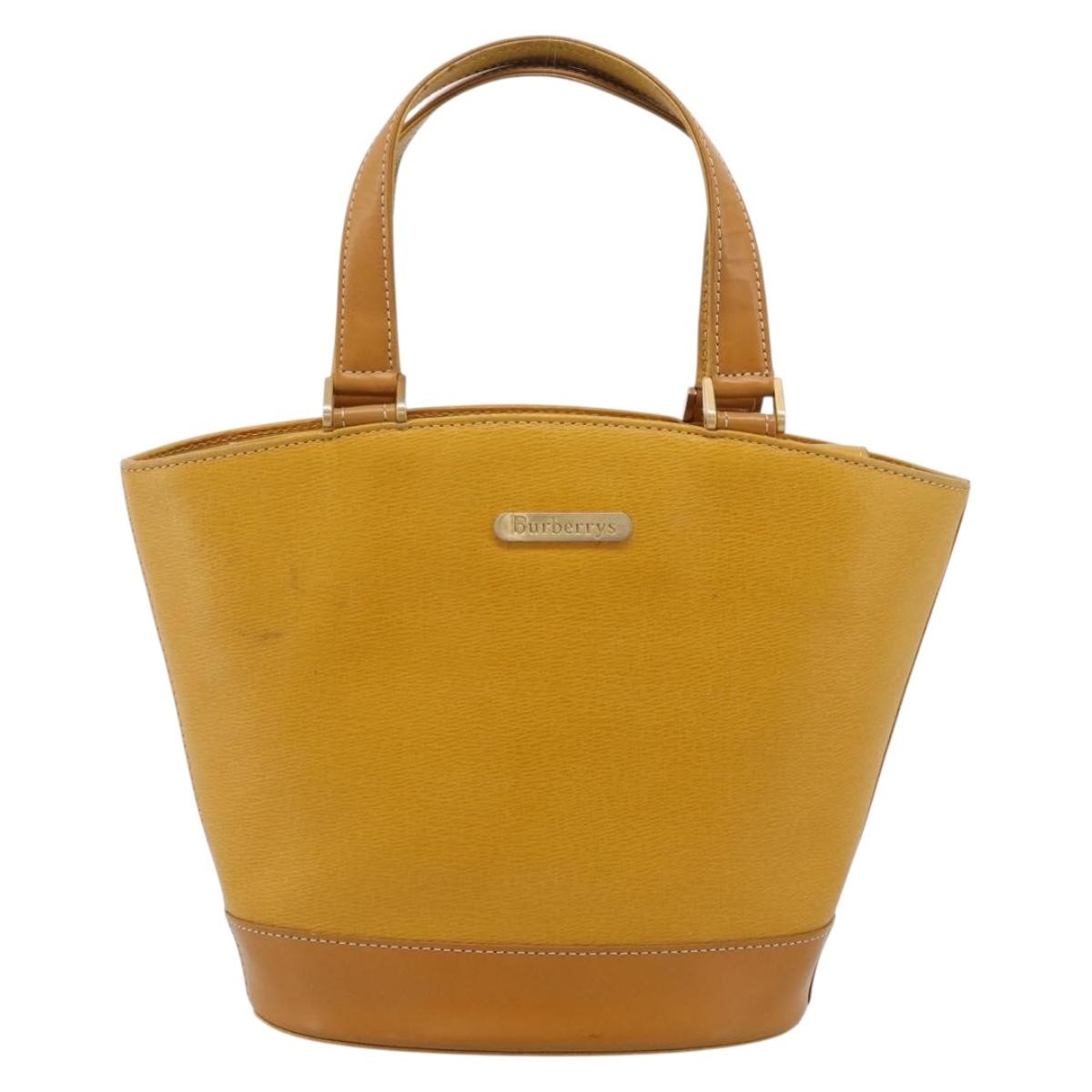Burberry Handle Tote Leather Medium