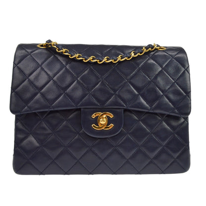 Chanel Vintage Classic Double Flap Quilted Lambskin Medium