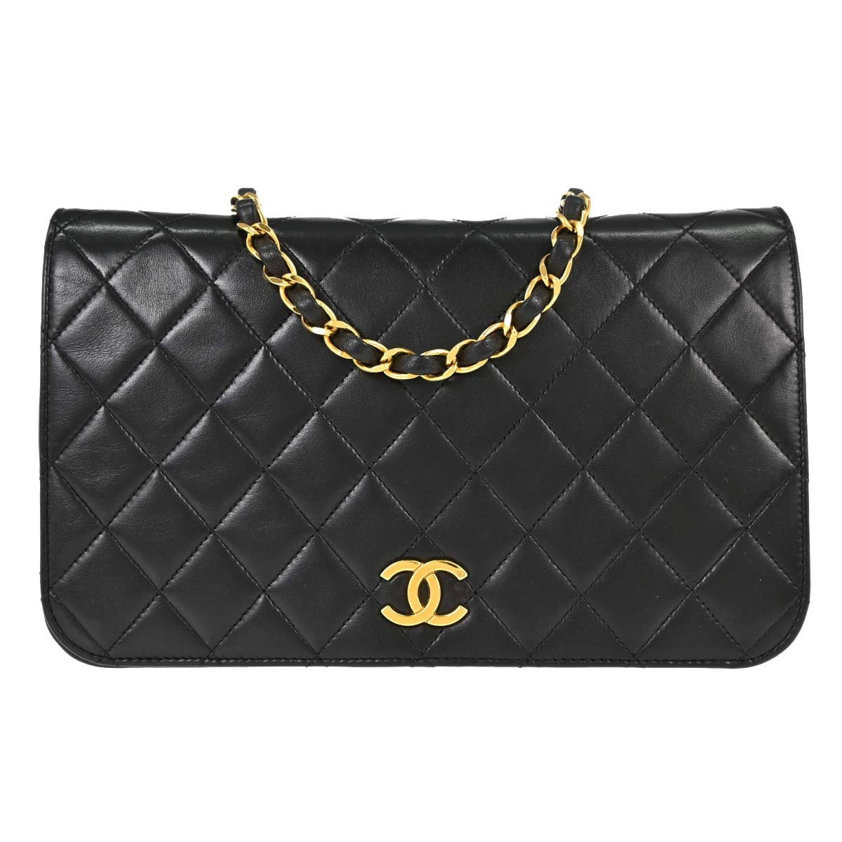 Chanel Vintage Full Flap Quilted Lambskin Medium