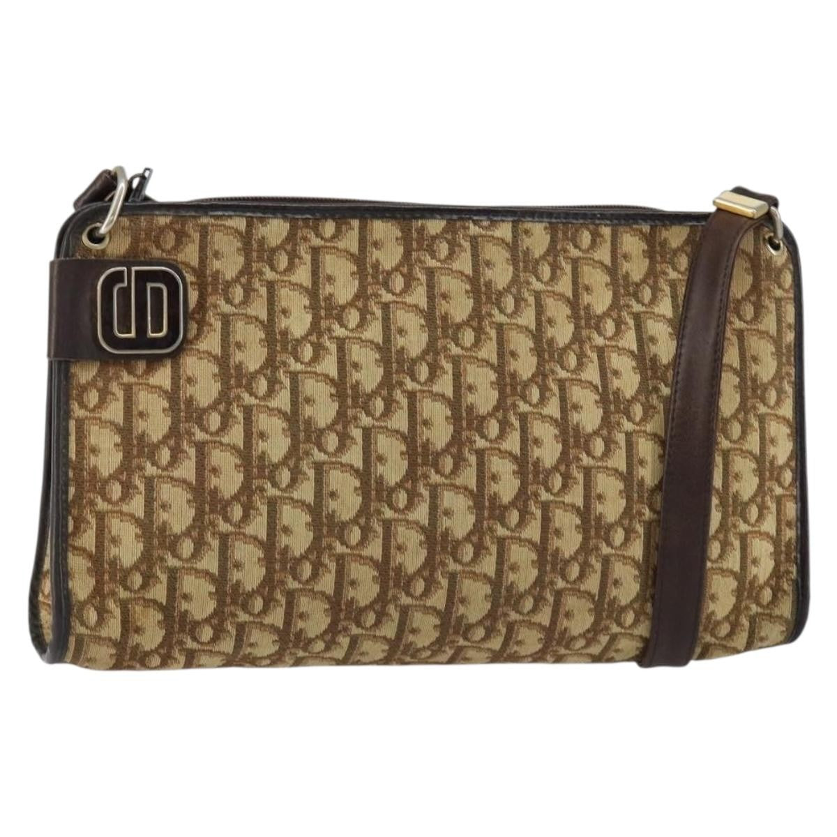 Christian Dior Vintage Trotter Shoulder Bag Canvas Product Image