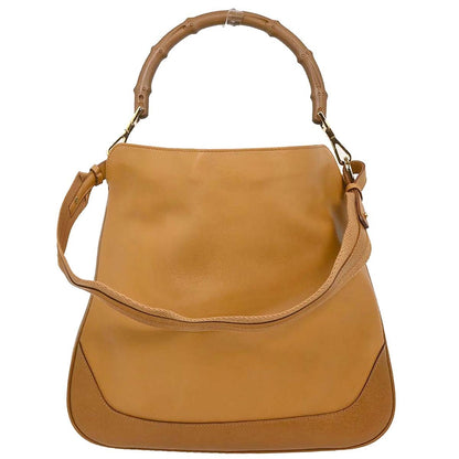 Gucci Diana Bamboo Shoulder Bag Leather Medium