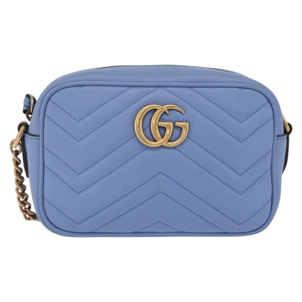 Gucci GG Marmont Matelasse Patent Small