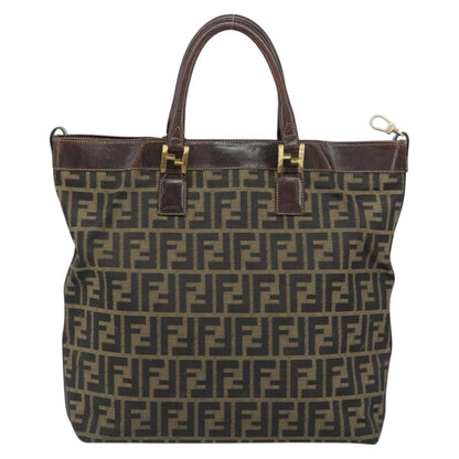 Fendi Vintage Zip Tote Zucca Canvas Medium