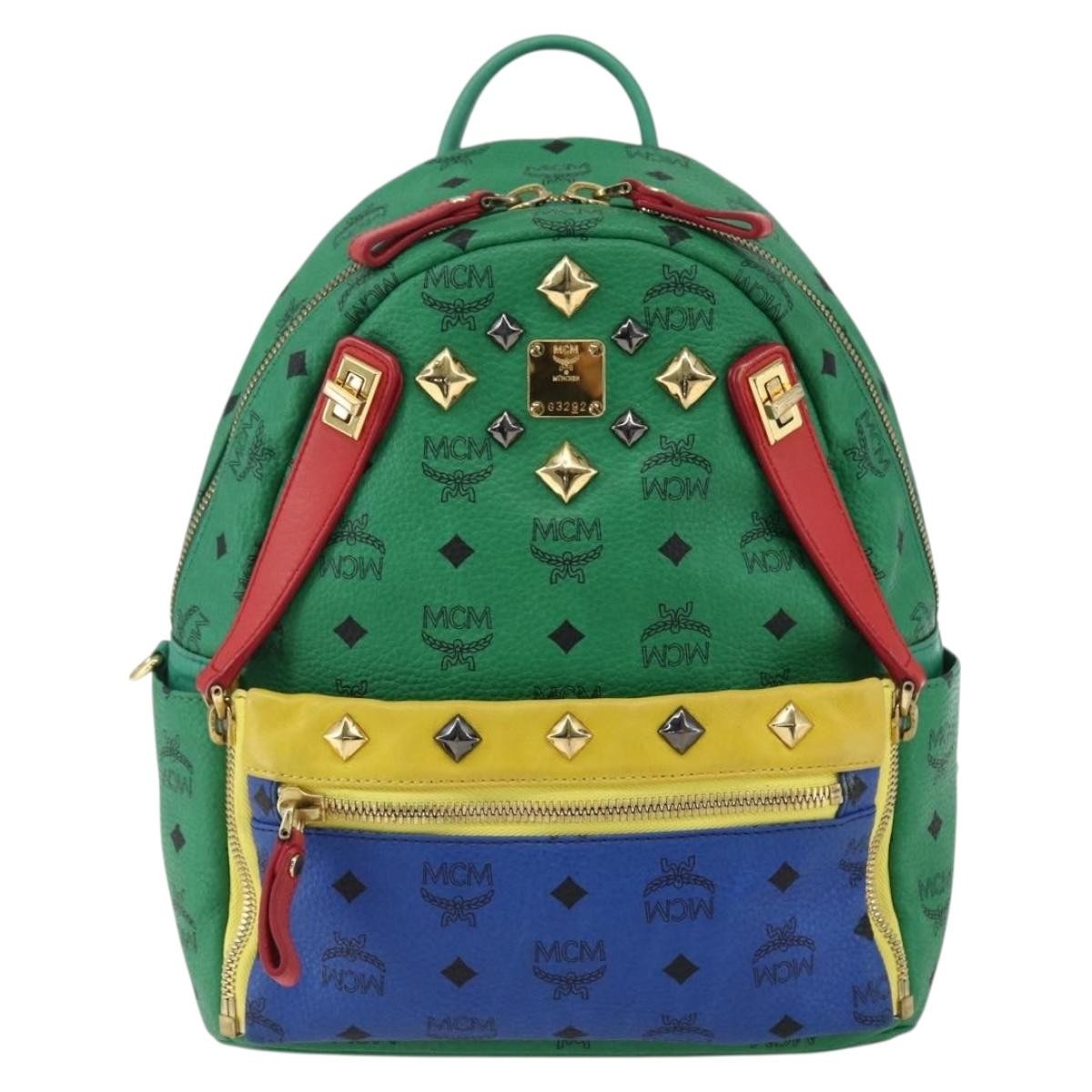 MCM Vintage Vicetos Backpack PVC Leather Product Image