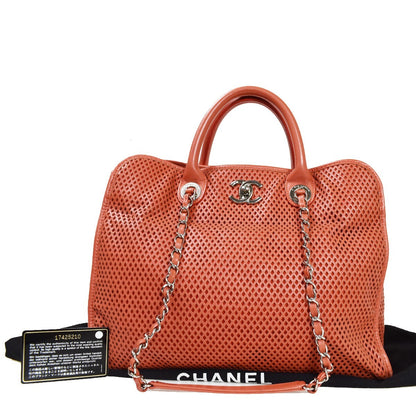 Chanel French Riviera Tote Quilted Caviar Large