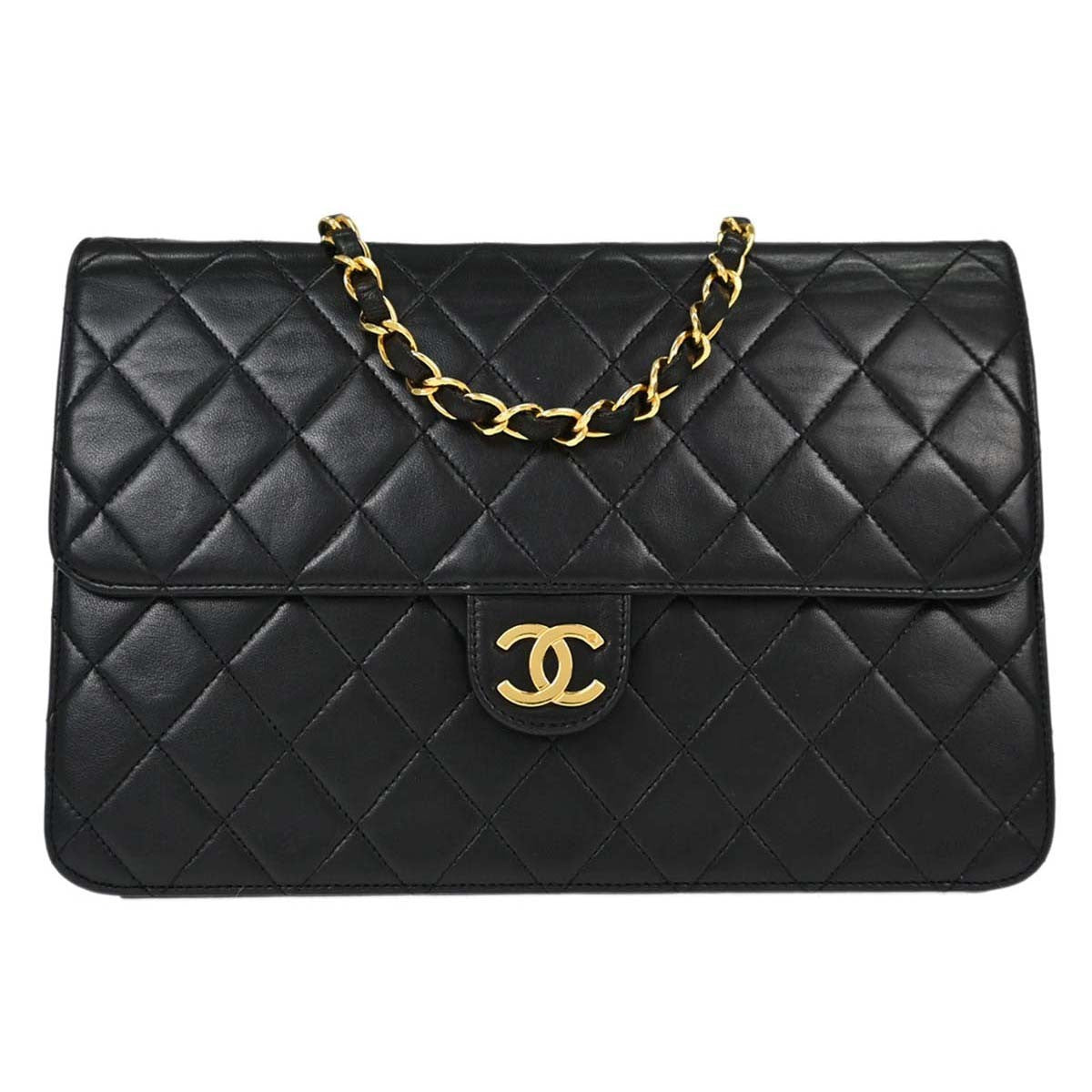 Chanel Vintage Square Flap Quilted Lambskin Medium