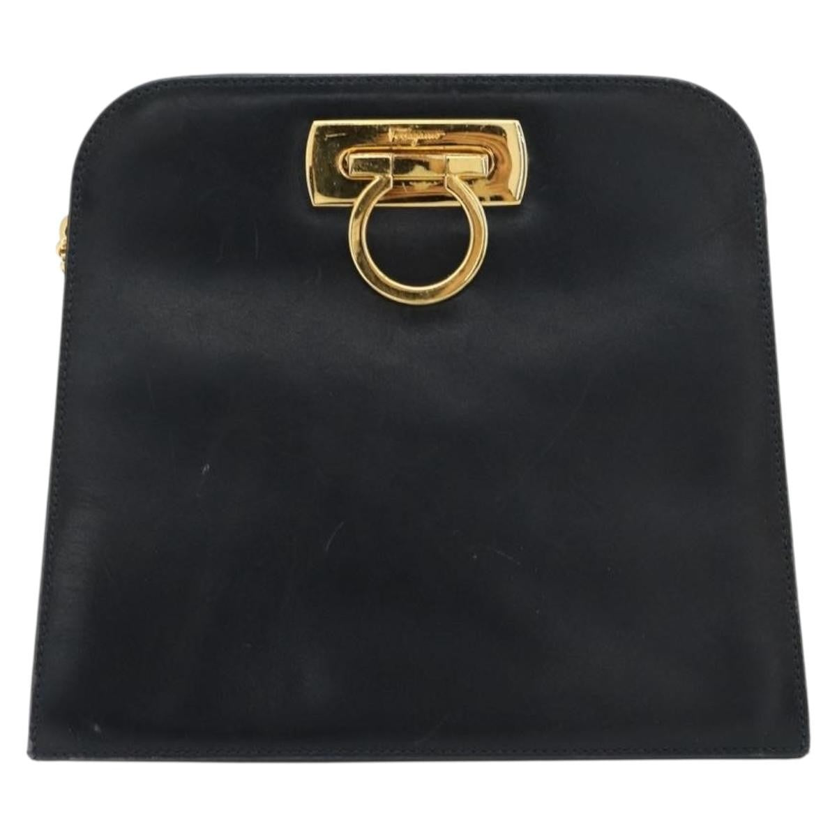 Salvatore Ferragamo Gancini Chain Leather Mini