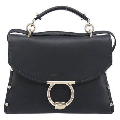 Salvatore Ferragamo Margot Satchel Studded Leather Small