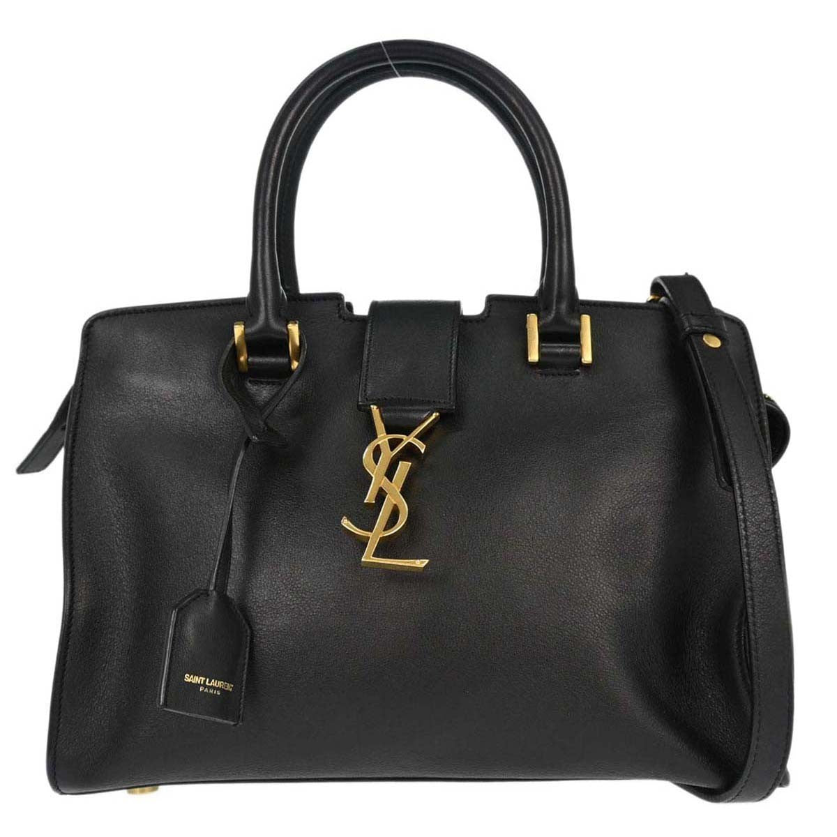Saint Laurent Monogram Cabas Leather Medium