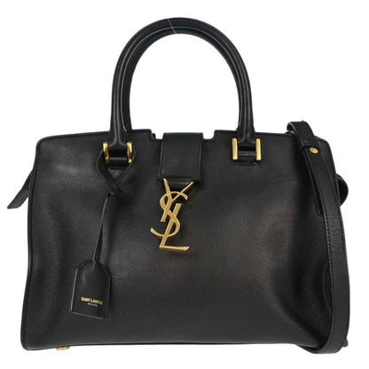 Saint Laurent Monogram Cabas Leather Medium