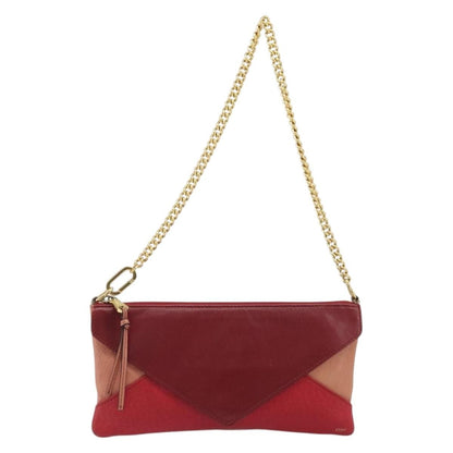 Chloe Envelope Wallet on Chain Leather Small