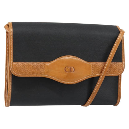 Christian Dior Vintage CD Logo Shoulder Bag Leather Product Image