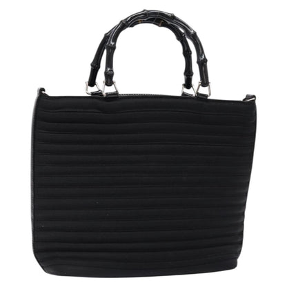 Gucci Vintage Bamboo Handle Bag Nylon Product Image