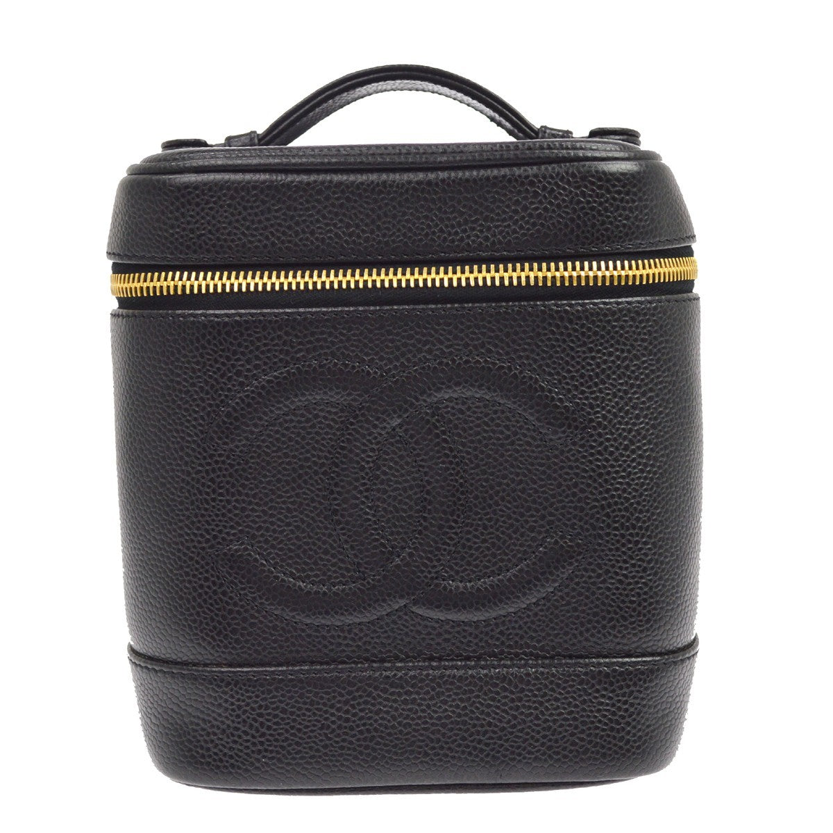 Chanel Vintage Timeless Vanity Case Caviar Small