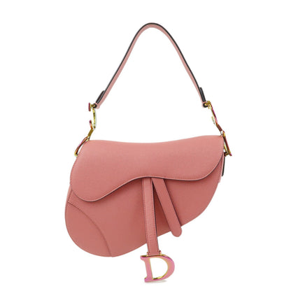 Christian Dior Saddle Embroidered Printed Leather Mini