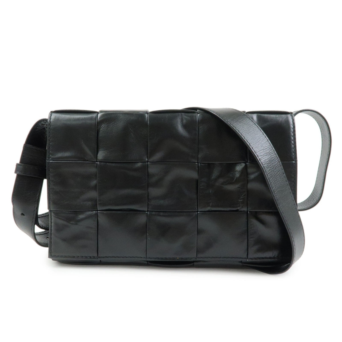 Bottega Veneta Cassette Maxi Intrecciato Leather Small