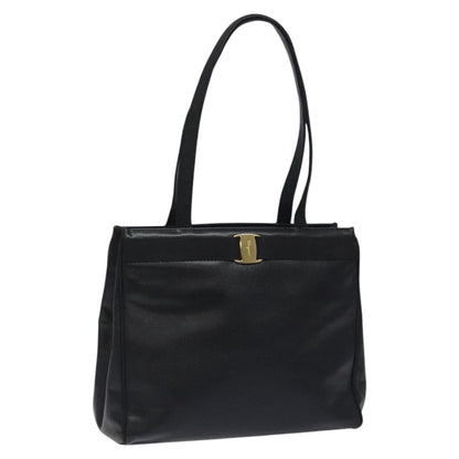 Salvatore Ferragamo Vintage Vara Bow Tote Lizard Embossed Leather Medium