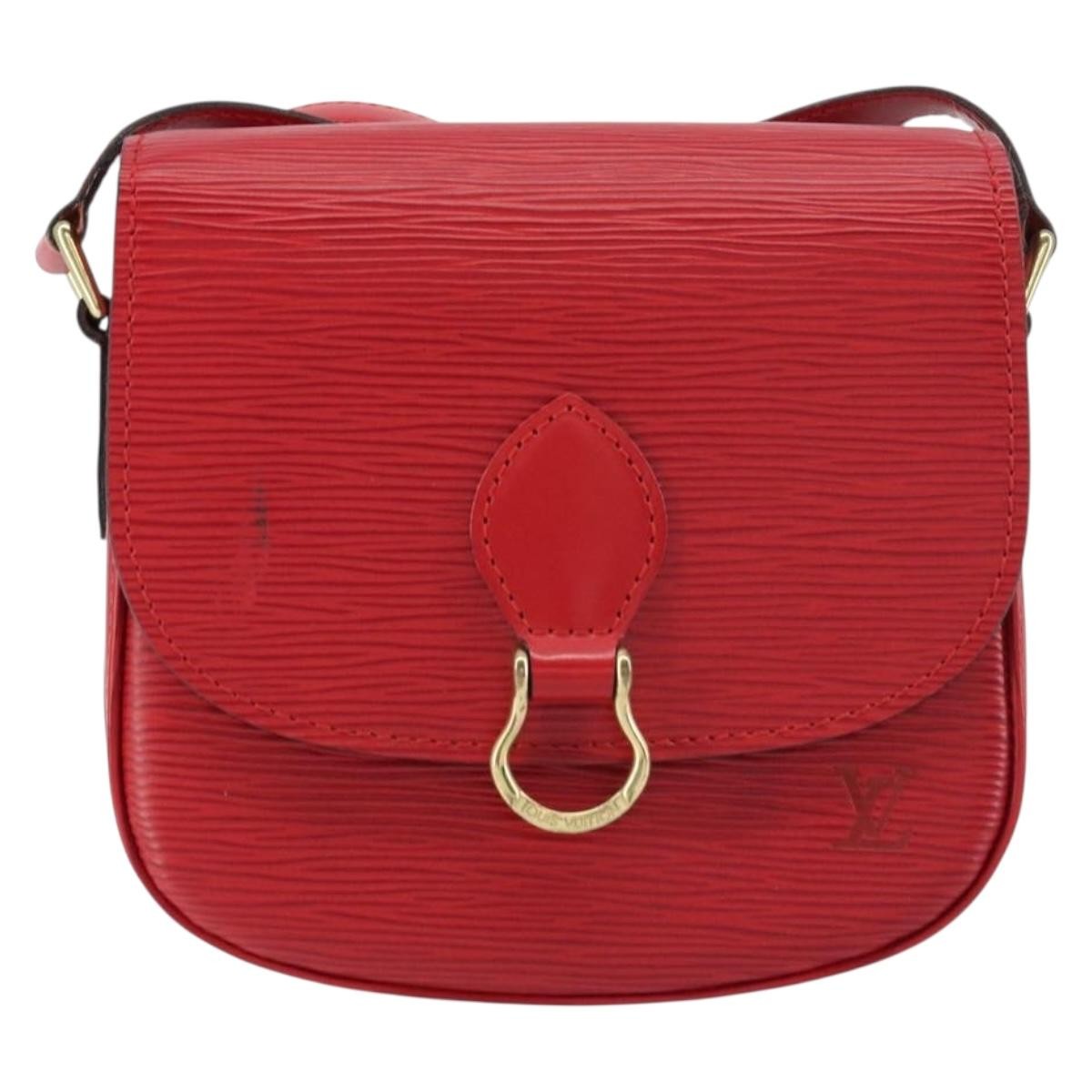 Louis Vuitton Saint Cloud Handbag Epi Leather PM