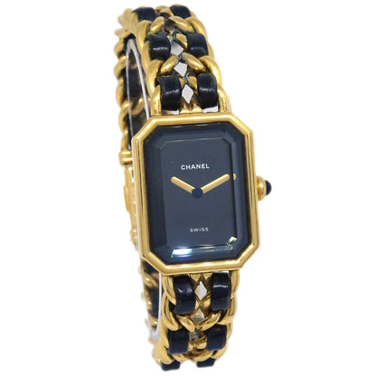 Chanel Premiere Rock Quartz Plated Metal and Leather 20