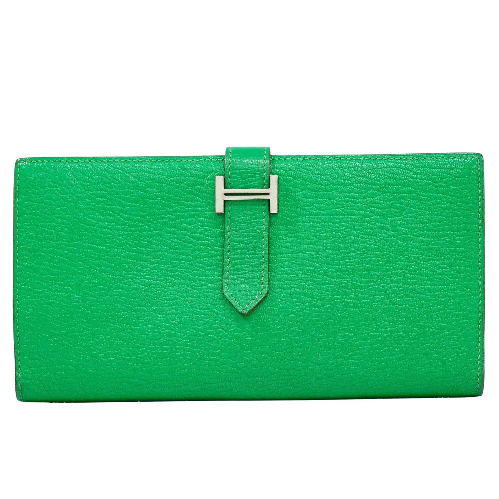 Hermes Bearn Wallet Chevre Mysore Long