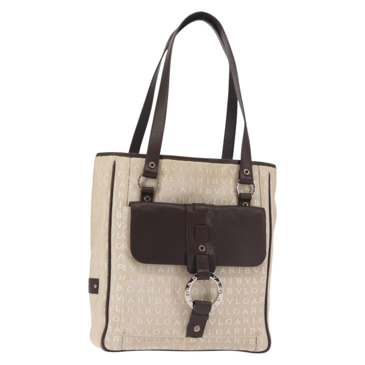 Bvlgari B.Zero1 Logomania Bag Canvas with Leather Mini