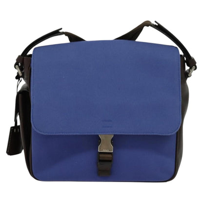 Prada Impunturato Buckle Flap Messenger Bag Canvas Product Image