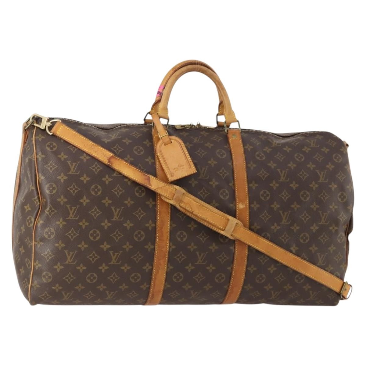 Louis Vuitton Keepall Bandouliere Bag Monogram Canvas 60