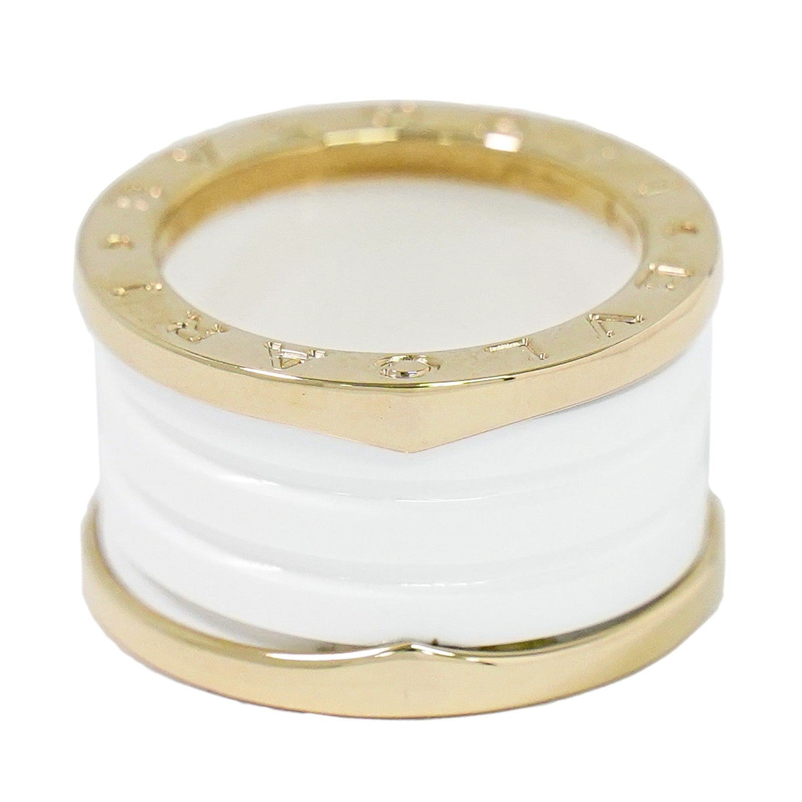 Bvlgari B.Zero1 Three Band Ring 18K Yellow Gold and Ceramic Product Image