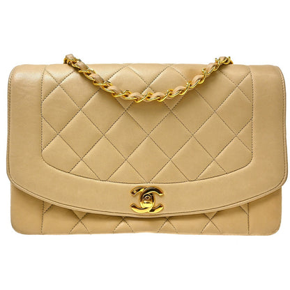 Chanel Vintage Diana Flap Quilted Lambskin Medium