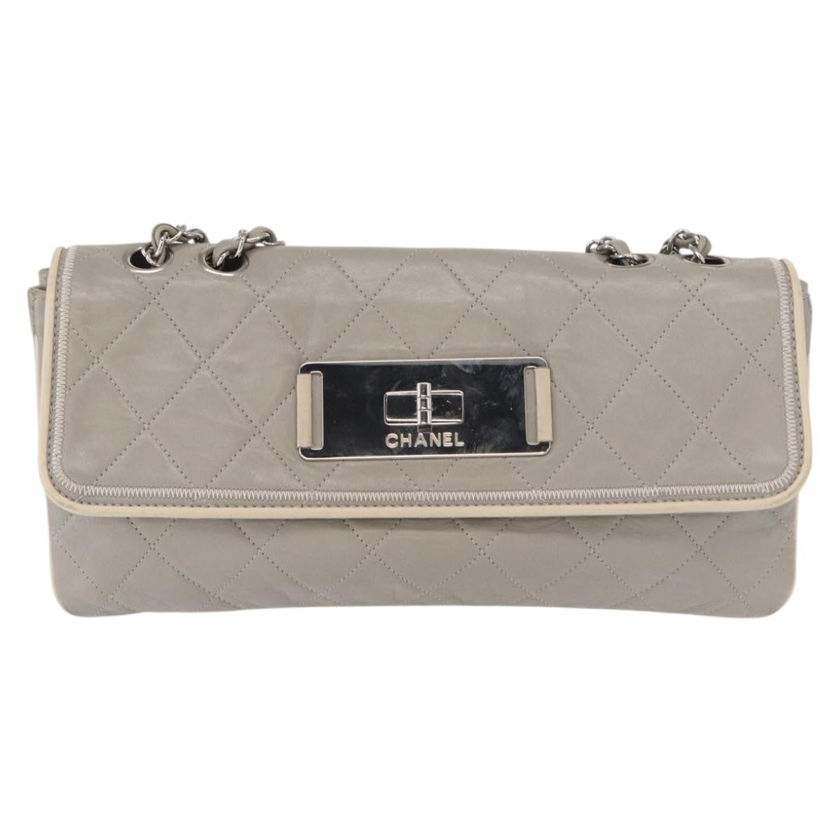 Chanel Mademoiselle Lock Flap Quilted Lambskin East West