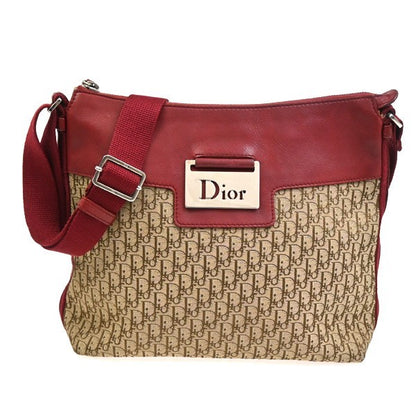 Christian Dior Vintage Street Chic Messenger Diorissimo Canvas and Leather Medium