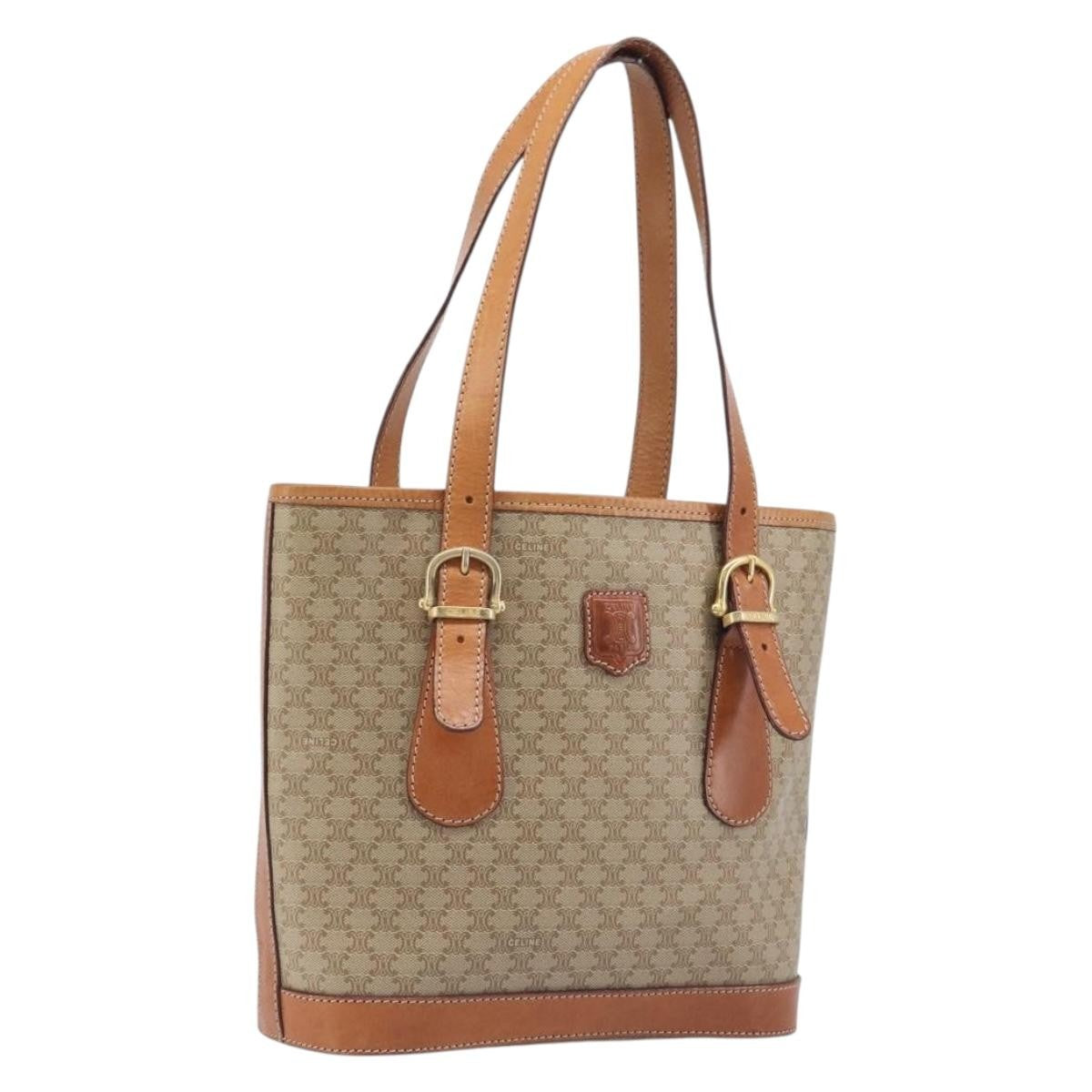 Celine Macadam Canvas and Leather Large