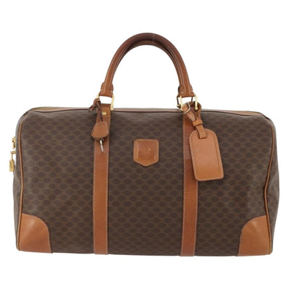 Celine Vintage Macadam Boston Canvas and Leather Product Image