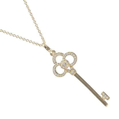 Tiffany & Co. Crown Key Pendant 18K Yellow Gold and Diamonds Product Image