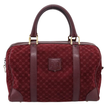Celine Vintage Macadam Boston Velvet and Leather Product Image