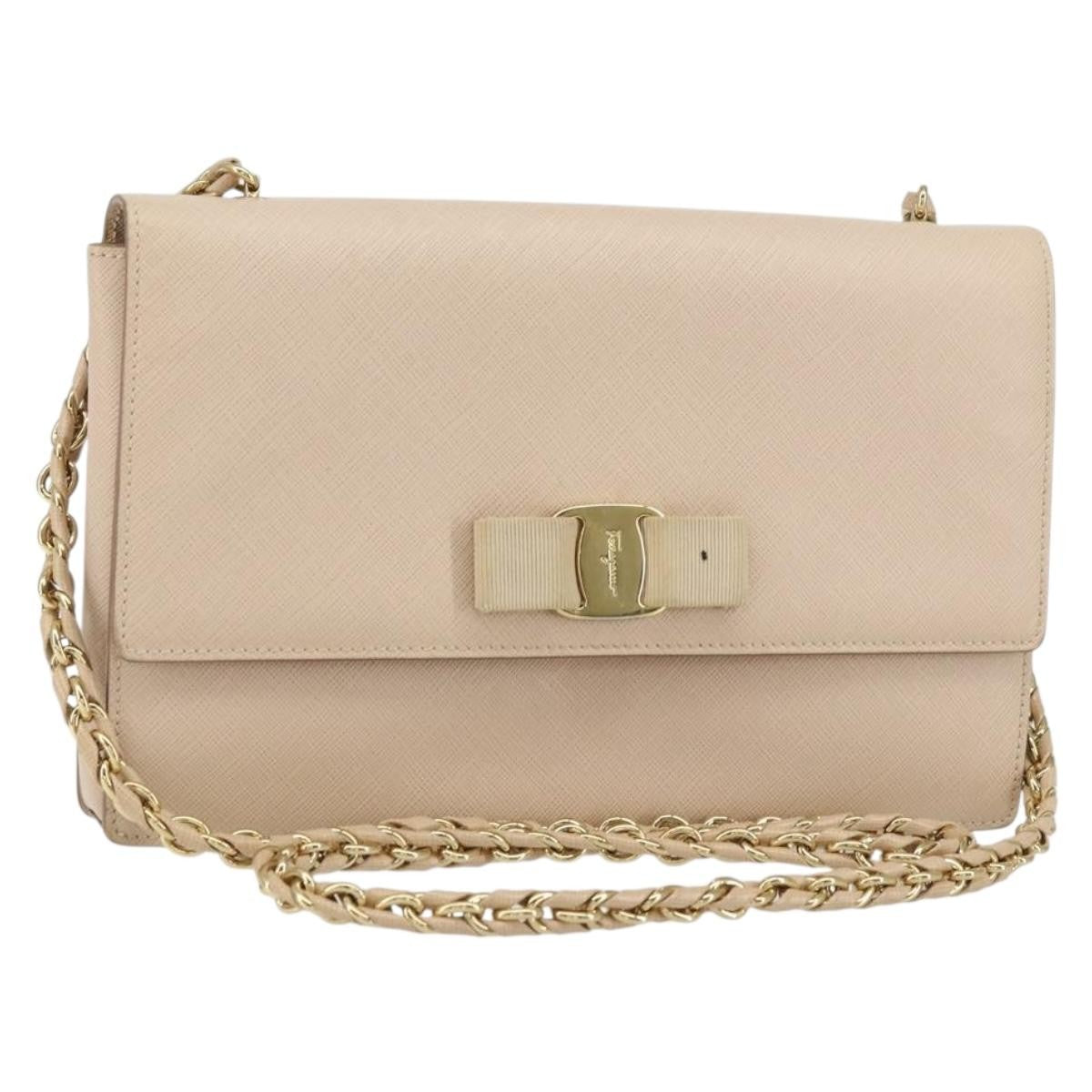 Salvatore Ferragamo Vala Chain Shoulder bag Leather Product Image