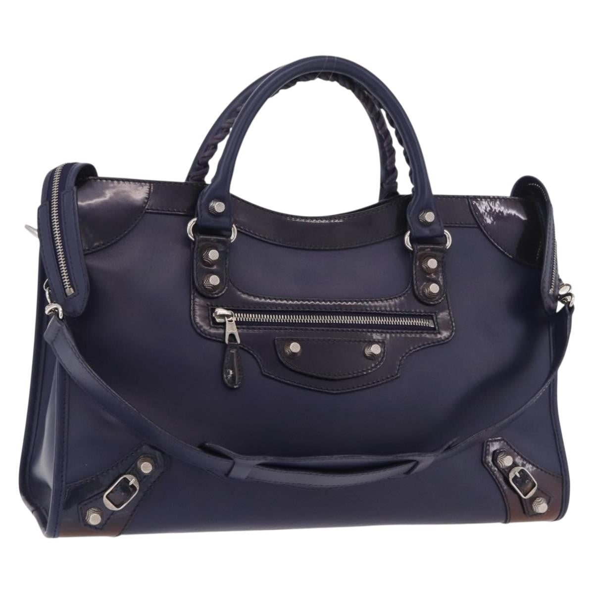 Balenciaga Holiday City Giant Studs Matte Calfskin Medium