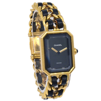Chanel Premiere Rock Quartz Plated Metal and Leather 20