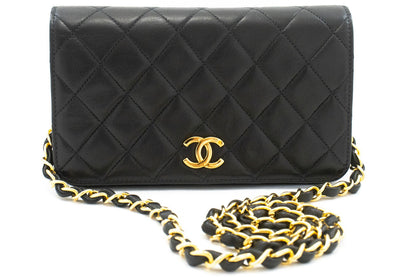 Chanel Vintage Full Flap Quilted Lambskin Mini