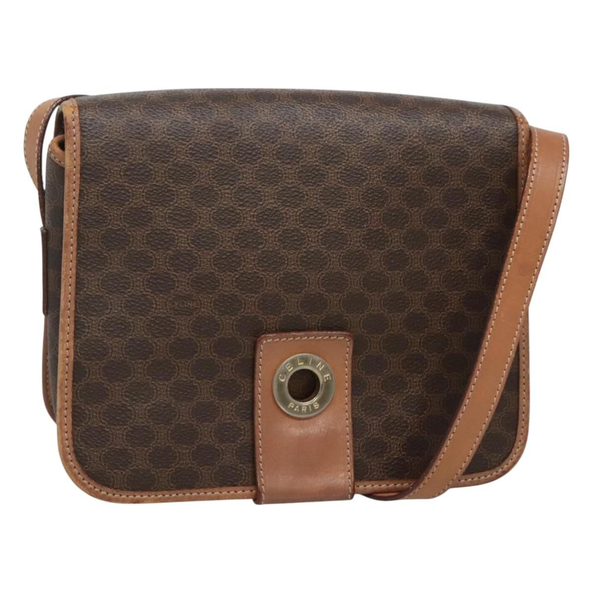 Celine Vintage Macadam Canvas and Leather Product Image