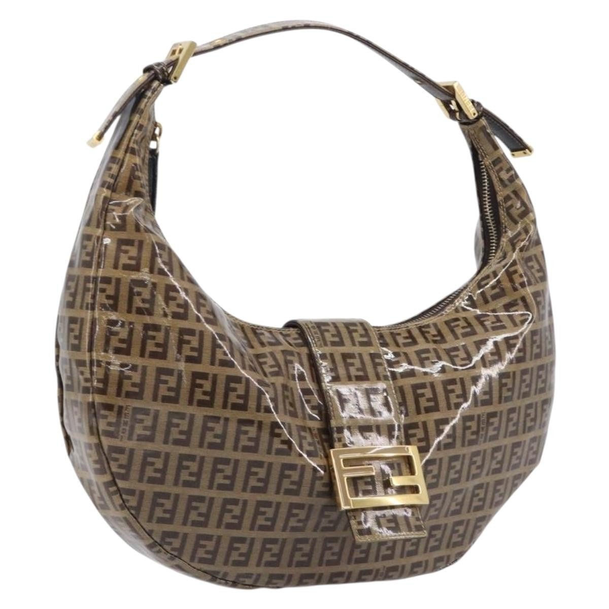 Fendi Zucchino Canvas Mamma Baguette Canvas Medium